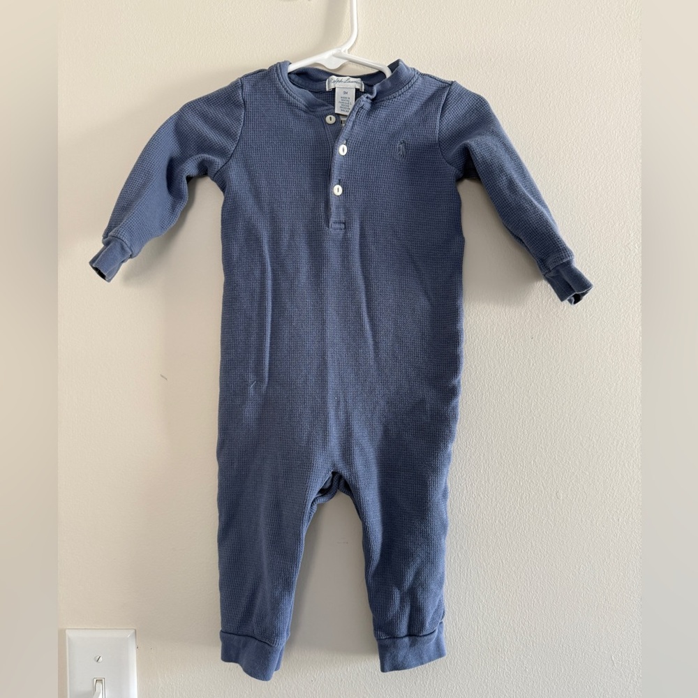 Ralph Lauren Blue Infant One Piece